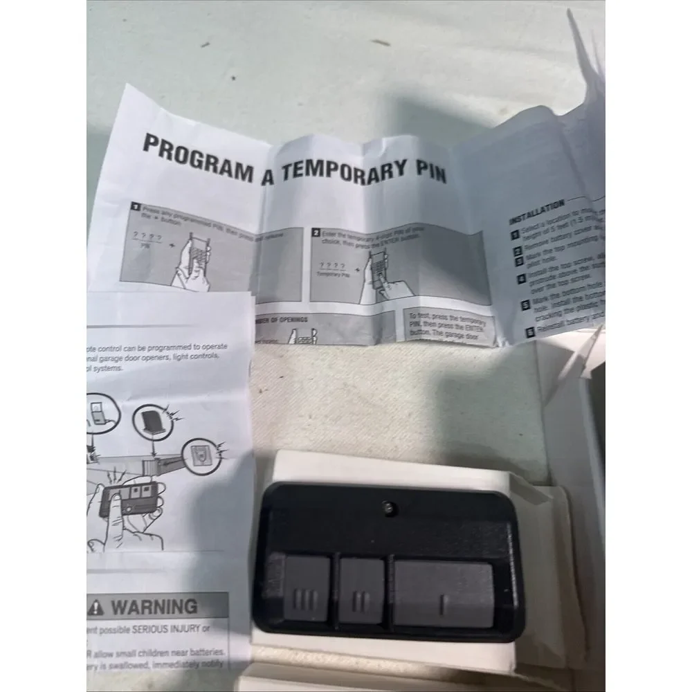 Universal Garage Door Opener‎ Remote Keypad Compatible w/ Main Brands